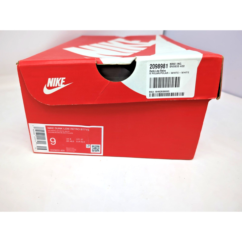 Size 9 - Nike Dunk Low Polar Blue DV0833 400 with box used fast shipping - Picture 9 of 9